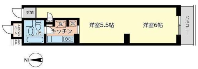 ニッコーハイツ上末吉の間取り写真