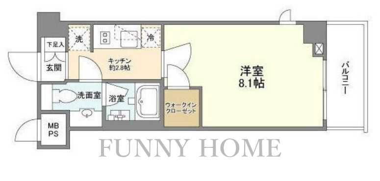 シェノン三軒茶屋の間取り写真