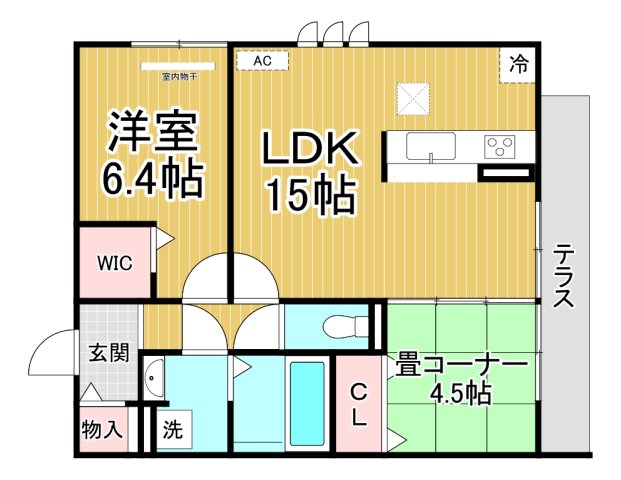 アイエヌ南花屋敷の間取り写真