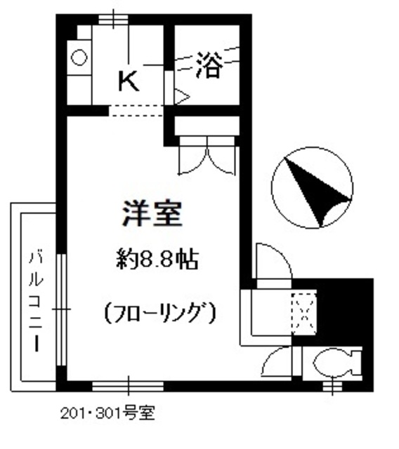 シェリーアルモンの間取り