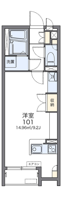 レオネクストルーナの間取り