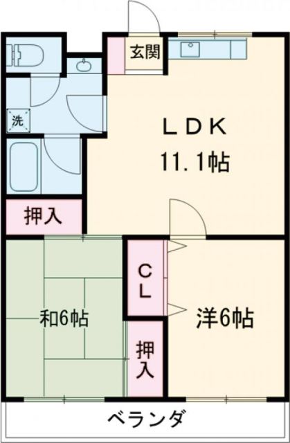 メゾンユーの間取り