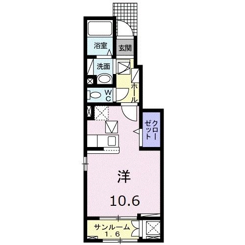 ベイル　ウィン　Iの間取り