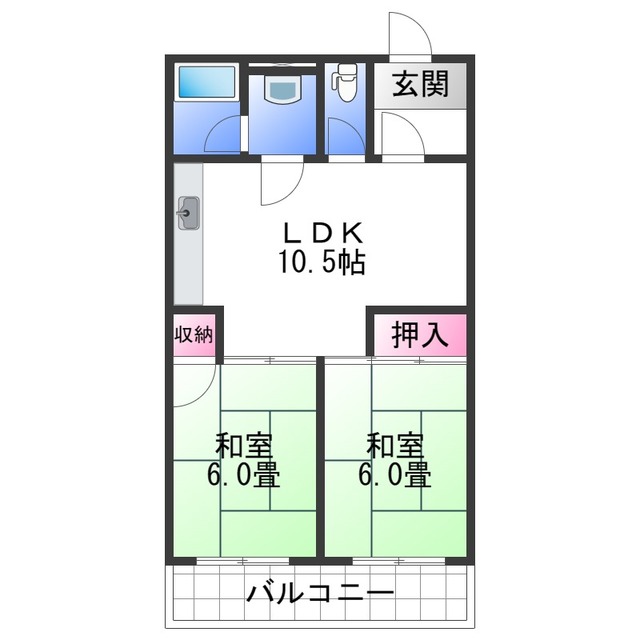 坂田マンションの間取り