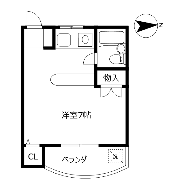 フラワーシャトーの間取り