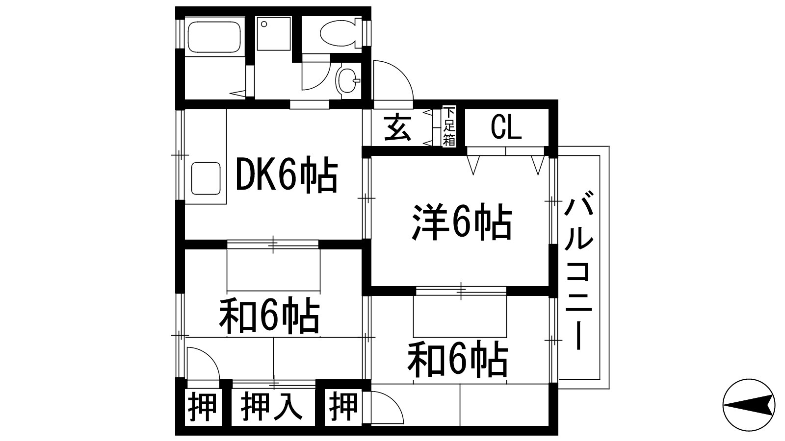 兵庫県伊丹市西野６（アパート）の賃貸物件の間取り