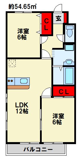 ジュネス守恒の間取り