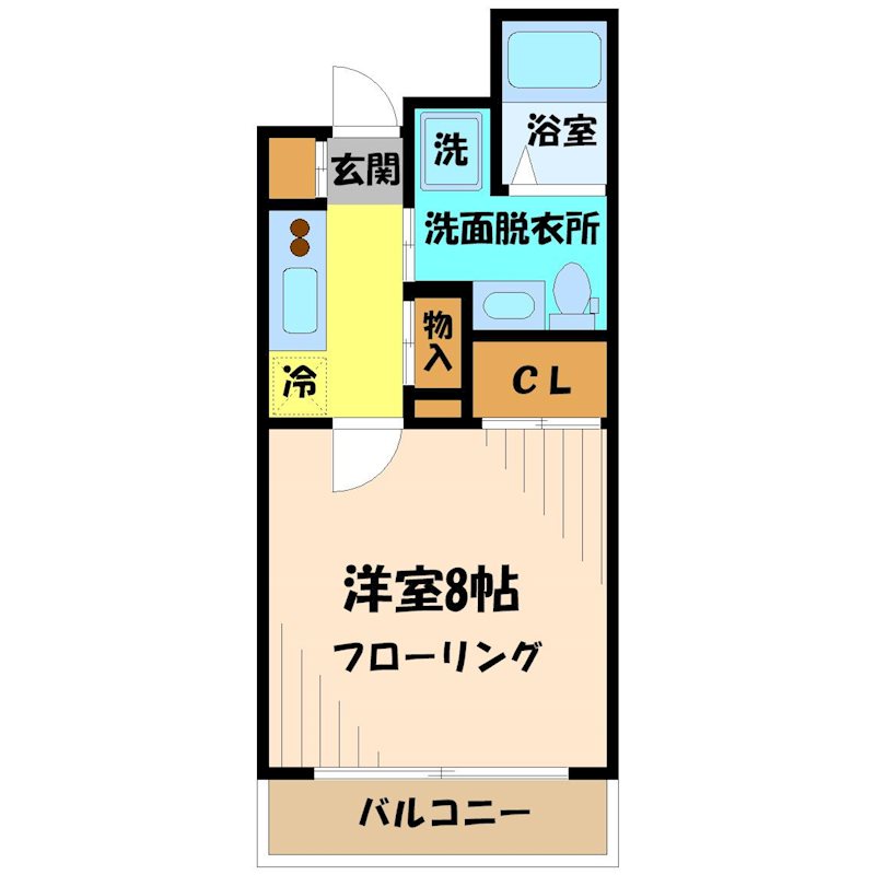 クラヴィーア仙川の間取り