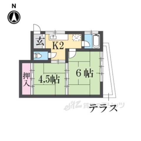 廣栄荘の間取り