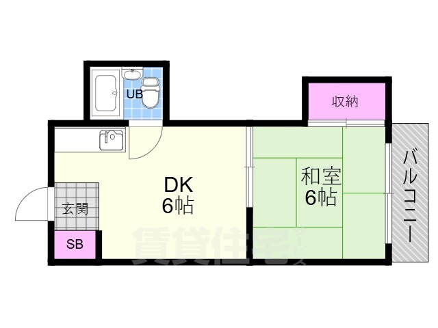 グランディール嵯峨の間取り