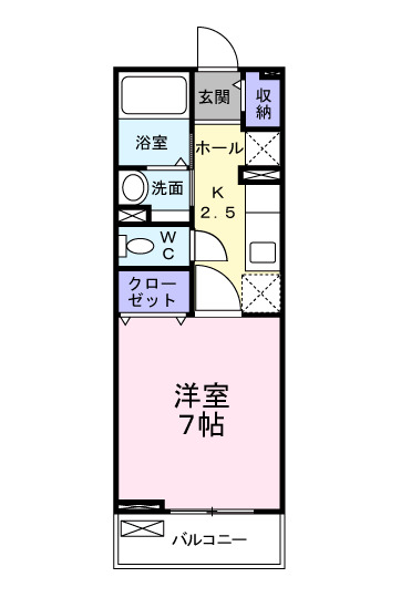 フェリーチェ堺の間取り