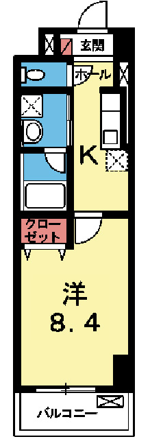 スカイブルーレジデンス横浜の間取り