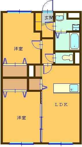 ファミーユ旭台の間取り