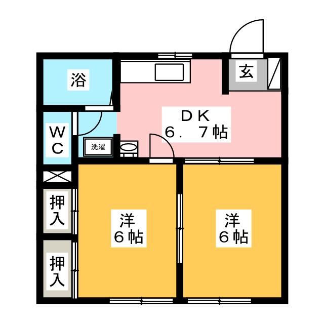 サンコーポ三園の間取り