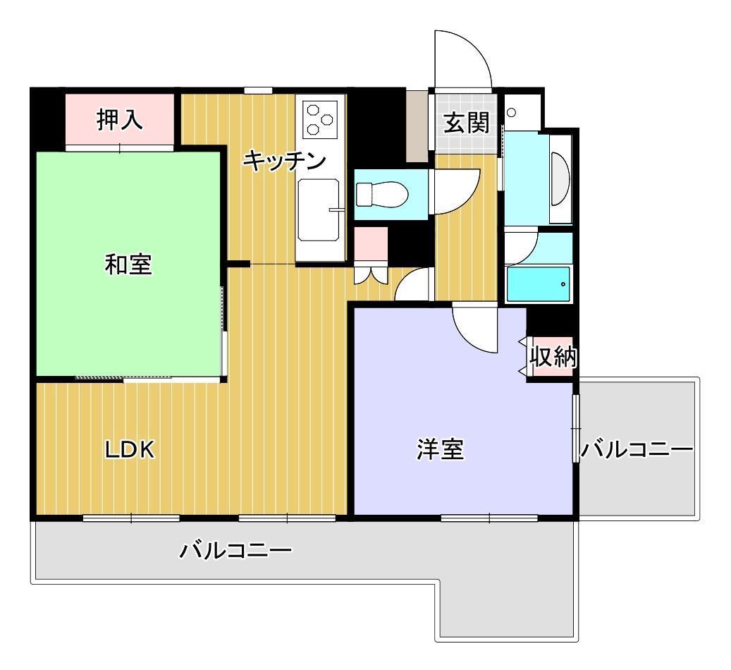 セレスト三郷の間取り