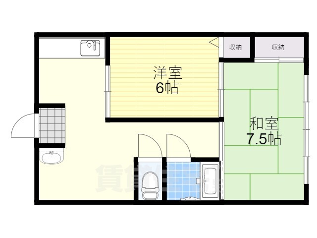 【大鳩マンションの間取り】