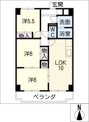 ノンブルメゾンの間取り