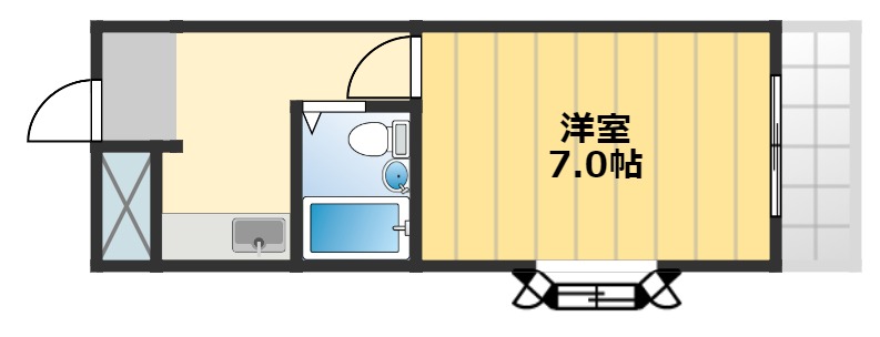 グランドール一条の間取り