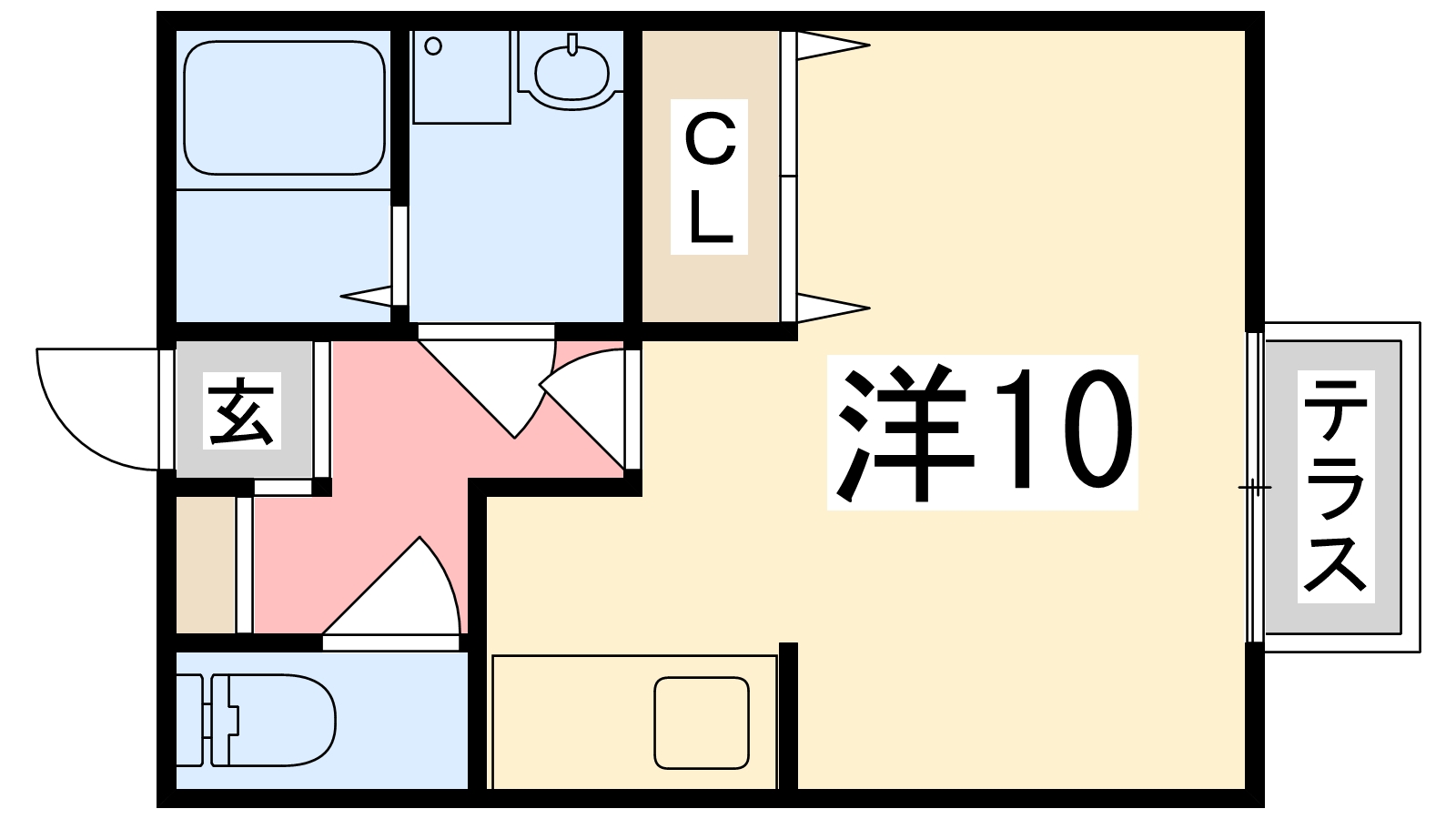 セジュールＡＭＩＫＡIIの間取り