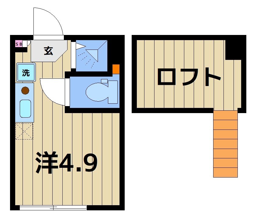 エスタディオ北千住の間取り