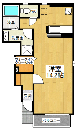 メゾンシャモニーＢの間取り