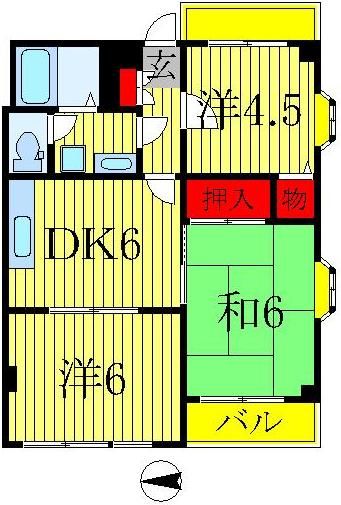 アムールの間取り