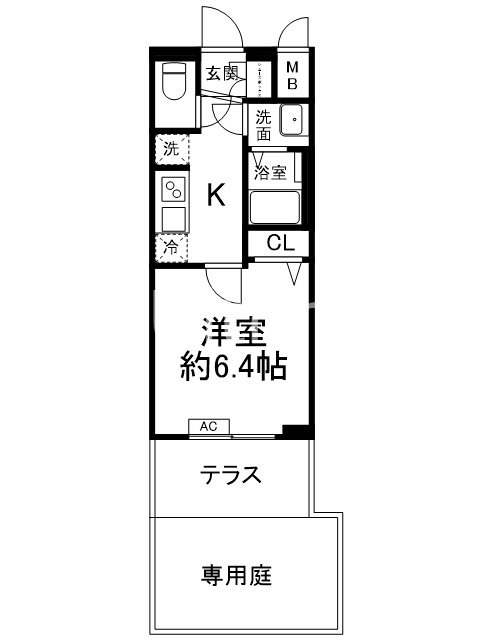 ヴィラ四条大宮の間取り