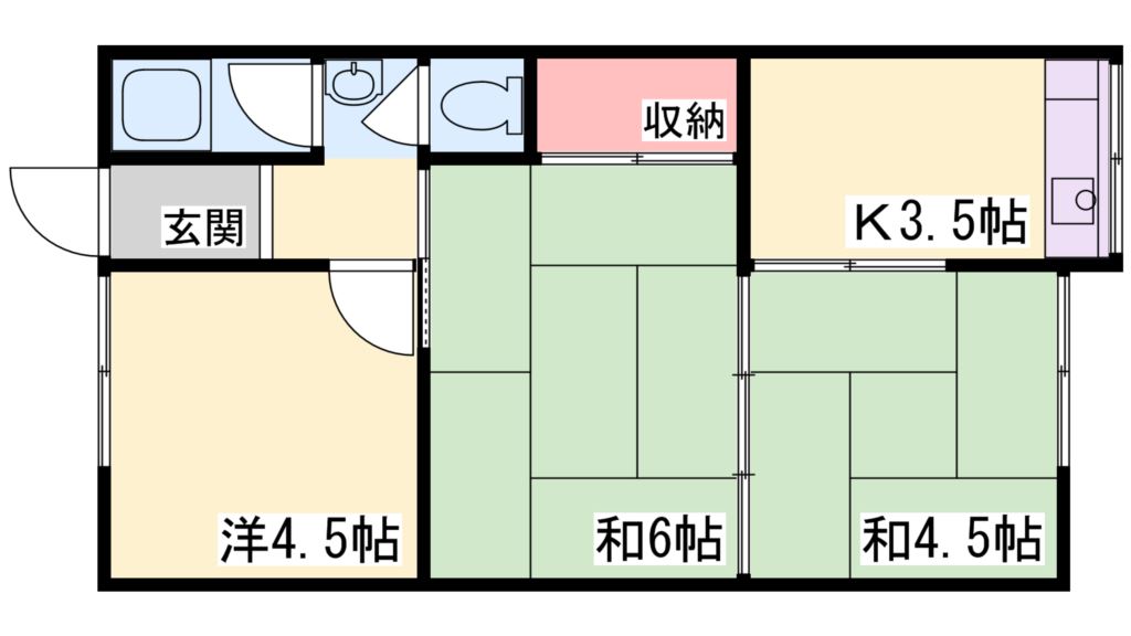 【富士ハイツの間取り】
