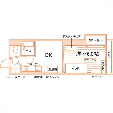 ホワイトハイツの間取り