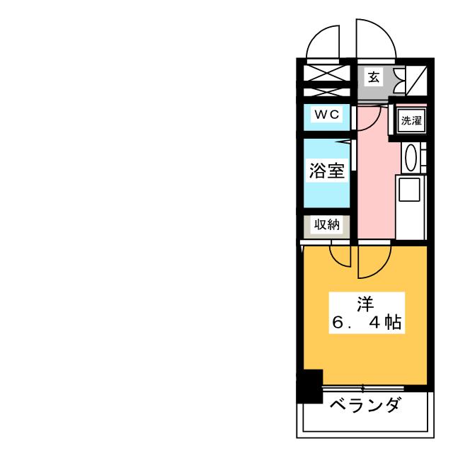 プレサンス大須観音駅前サクシードの間取り