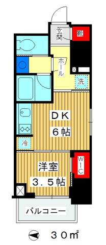 板橋区赤塚のマンションの間取り