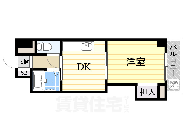 正雀グランドハイツ北の間取り