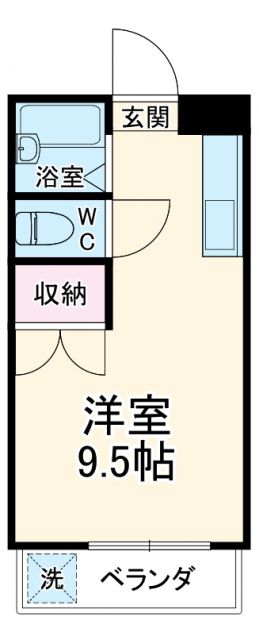 本巣郡北方町高屋条里のアパートの間取り