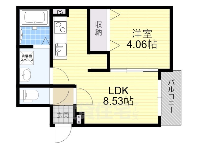 Gracias　court若葉町の間取り