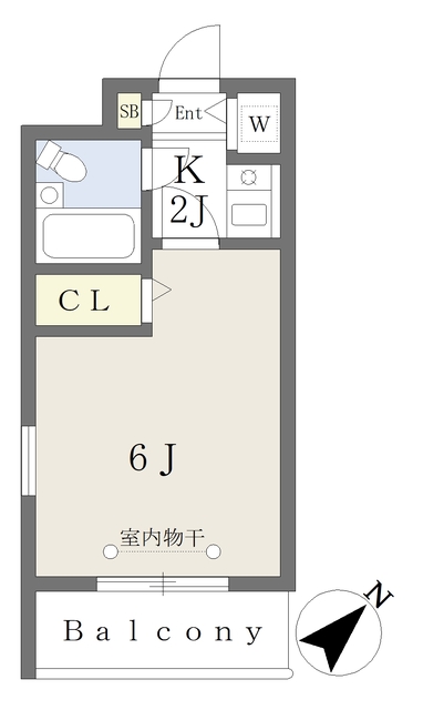 アーバンフラッツ行徳の間取り