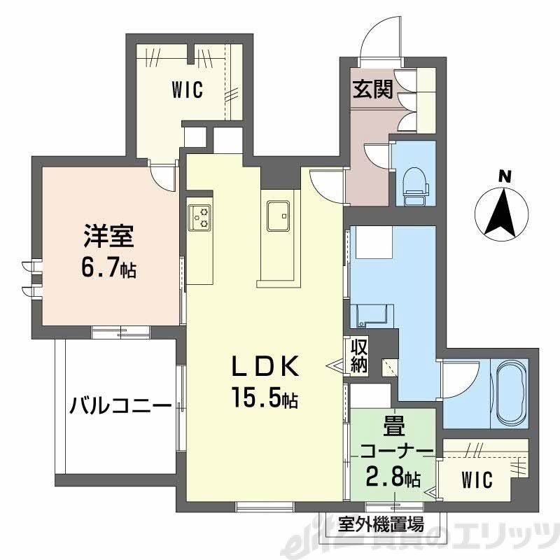 インペリアル芥川の間取り