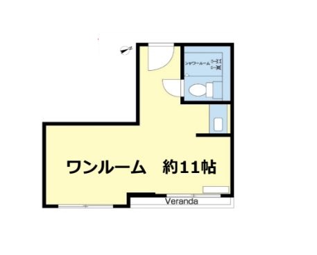 千代田区神田駿河台のマンションの間取り