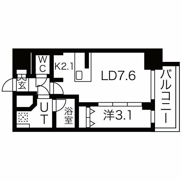 メイクスＷアート浅間町の間取り