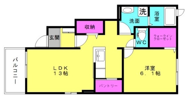 アルストロメリアIIの間取り