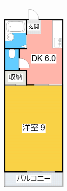 知立市谷田町西のアパートの間取り