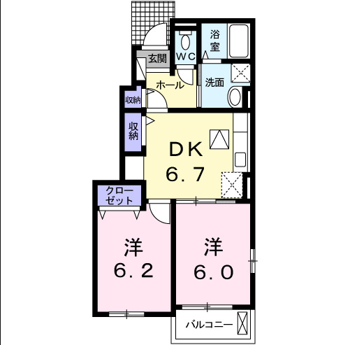 クオーレの間取り