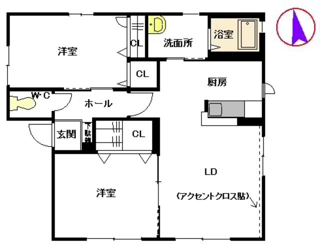 シャトレＭ　Ｂ棟の間取り