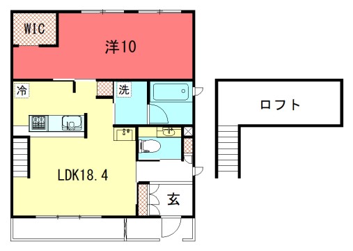 CASA松ヶ崎の間取り