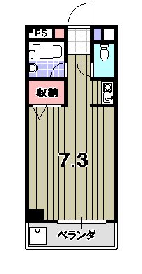 第2御所北ハイツの間取り