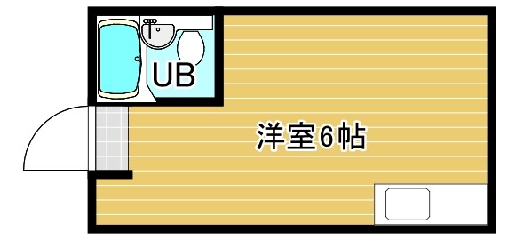 大阪市東成区中道のマンションの間取り