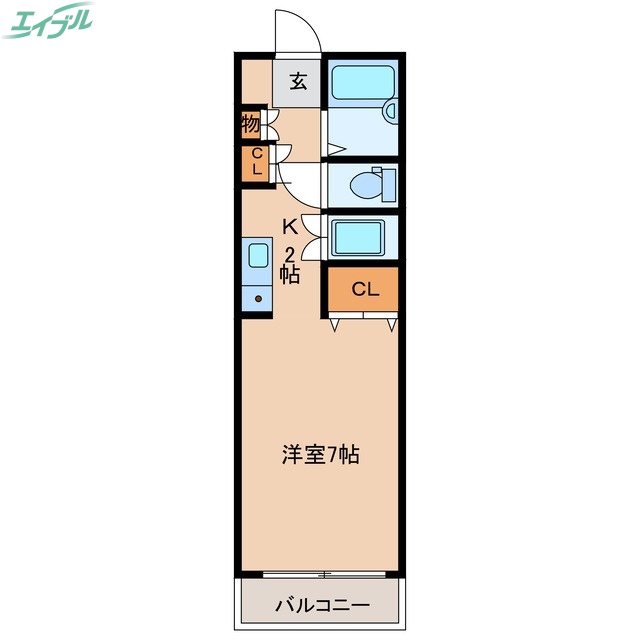 クリサンテーム21の間取り