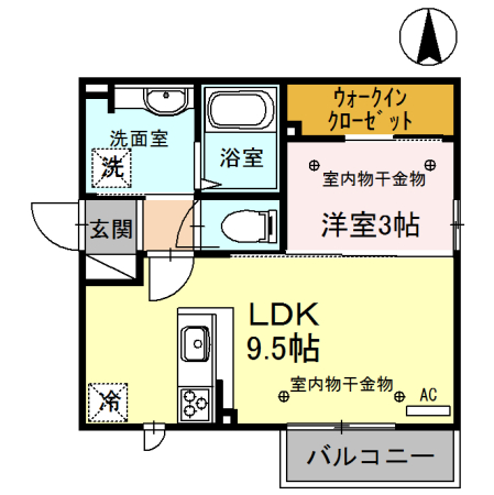 La・TourII（ラ・トゥールII）の間取り