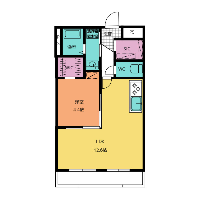 鹿島マンションの間取り