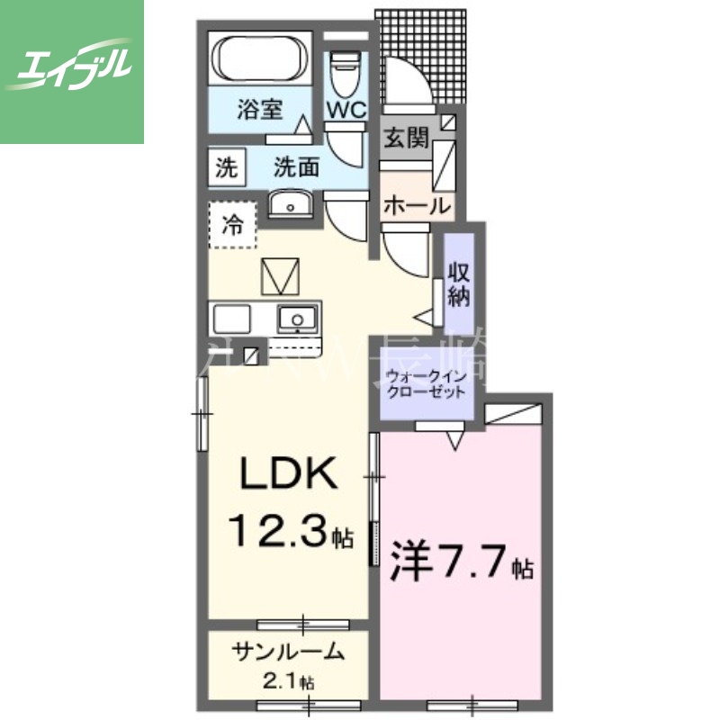 グラシオッソ　Iの間取り