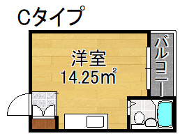 シャトー第二花園の間取り